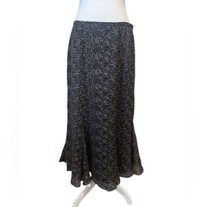 Coldwater Creek Silk Pattern Skirt